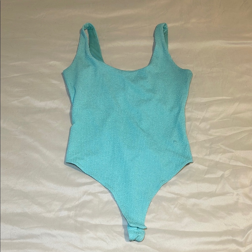 H&M Blue Bodysuit Tank Style